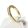 Bague d'occasion or 750 jaune diamants - vue V2