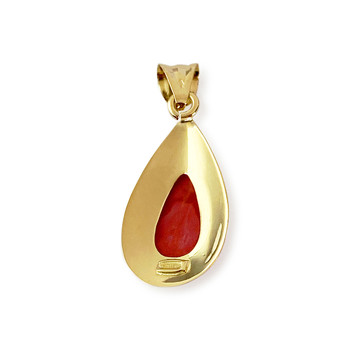 Pendentif d'occasion or 750 jaune corail