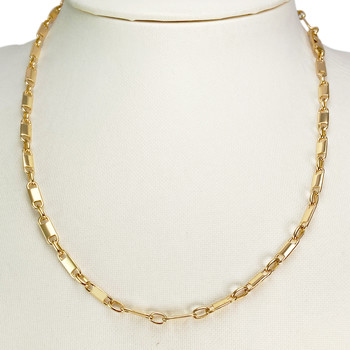 Tweedehands halsketting goud 750 geel 44 cm