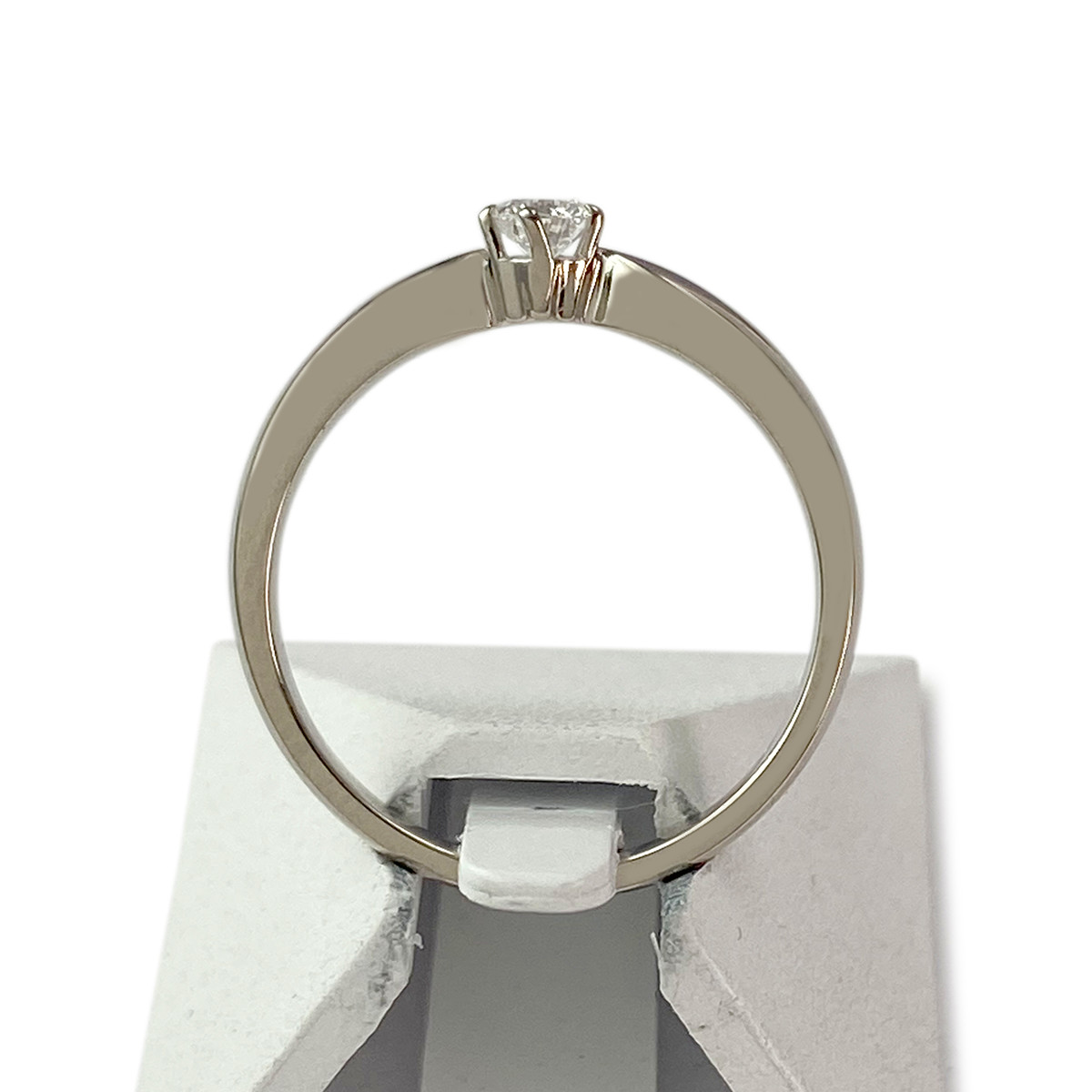 Bague d'occasion or 750 blanc diamant - vue 3