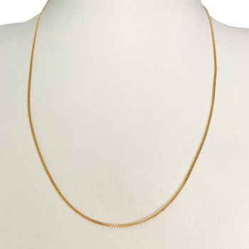 Chaîne d'occasion or 750 jaune maille gourmette