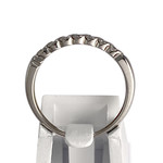 Bague d'occasion or 750 blanc diamant - vue 3