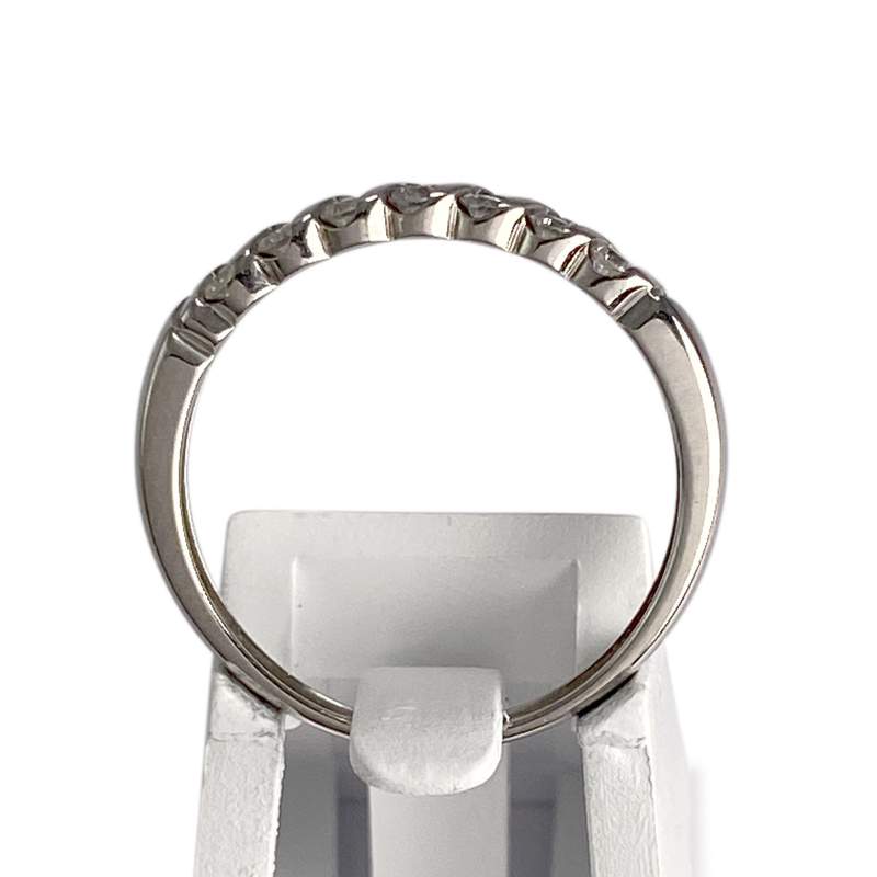 Bague d'occasion or 750 blanc diamant - vue 3