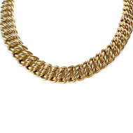 Collier d'occasion or 750 jaune maille américaine