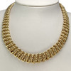 Collier d'occasion or 750 jaune maille américaine - vue V2