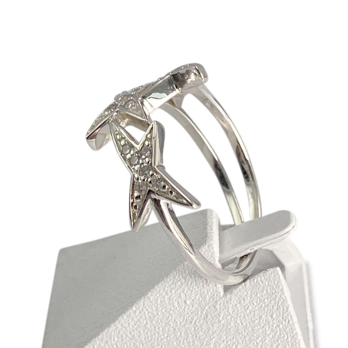 Bague MAUBOUSSIN d'occasion argent diamant - vue 2
