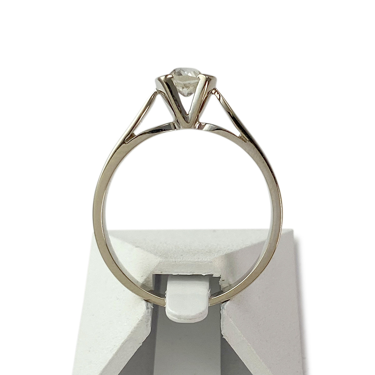 Bague d'occasion or 750 blanc diamant - vue 3