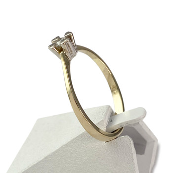 Solitaire d'occasion 2 ors 585 zirconia