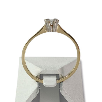 Solitaire d'occasion 2 ors 585 zirconia