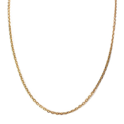 Chaîne d'occasion or 750 jaune maille forçat 51 cm - vue 1