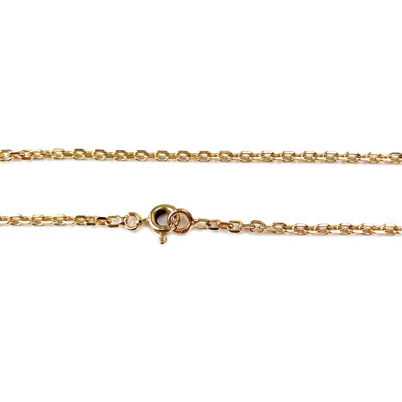 Tweedehands ketting goud 750 geel chainmail 51 cm - bekijk 3