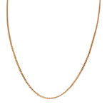 Chaîne d'occasion or 750 jaune maille gourmette 54 cm - vue 1