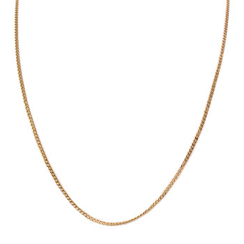 Chaîne d'occasion or 750 jaune maille gourmette 54 cm