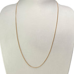 Chaîne d'occasion or 750 jaune maille gourmette 54 cm - vue 2