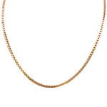 Chaîne d'occasion or 750 jaune maille carrée 70 cm - vue 1