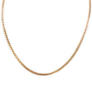 Chaîne d'occasion or 750 jaune maille carrée 70 cm