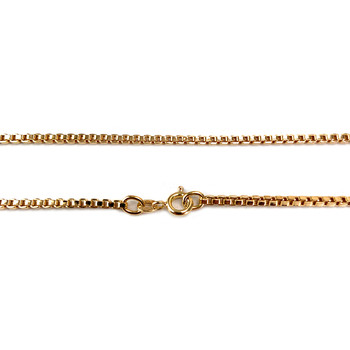 Chaîne d'occasion or 750 jaune maille carrée 70 cm