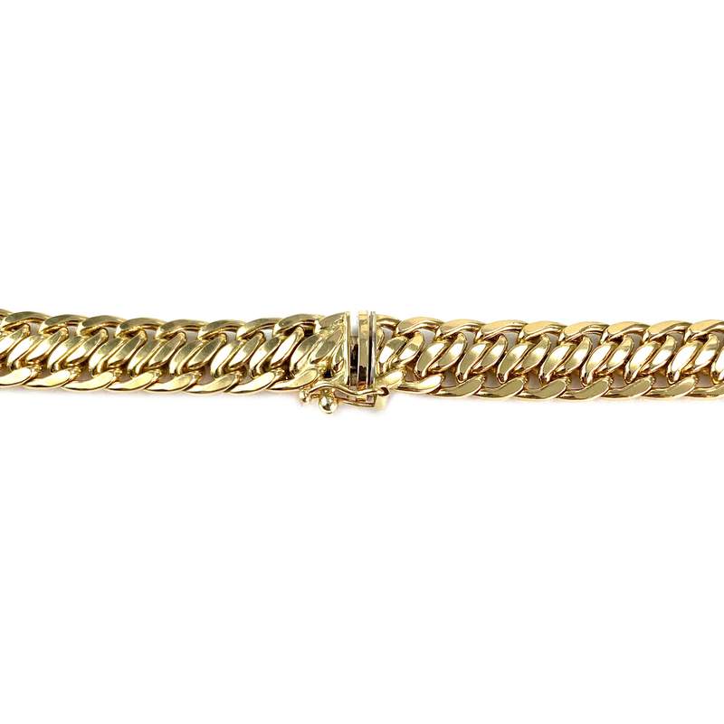 Collier d'occasion or 750 jaune maille fantaisie - vue 3