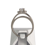 Bague MAUBOUSSIN d'occasion or 750 blanc diamant - vue 3