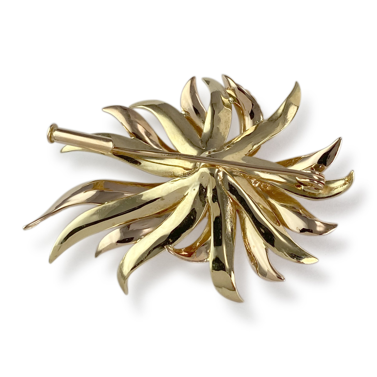 Broche d'occasion or 750 jaune diamant - vue 2