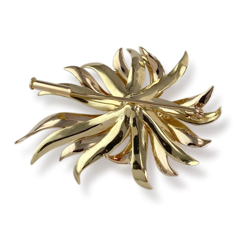 Broche d'occasion or 750 jaune diamant - vue 2