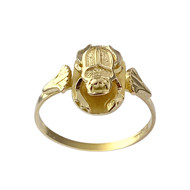 Bague d'occasion or 750 jaune scarabe
