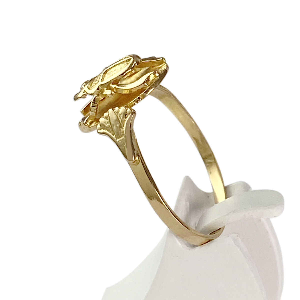 Tweedehands ring van 750 geelgoud met scarabee - afbeelding 2