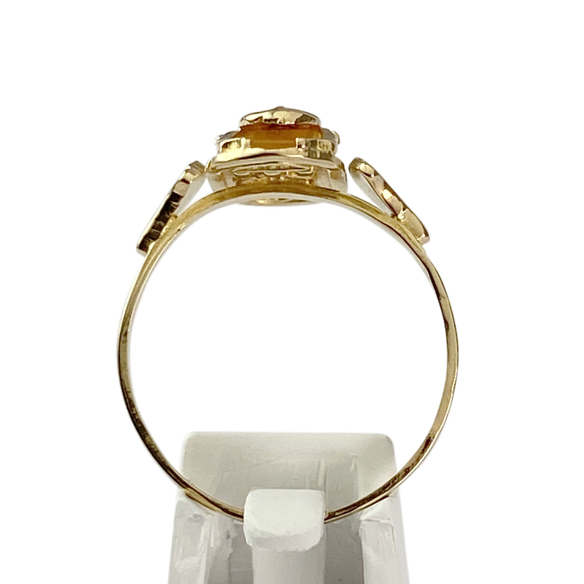 Tweedehands ring van 750 geelgoud met scarabee - afbeelding 3