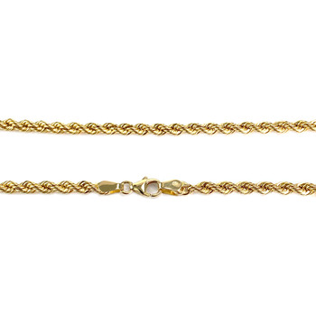 Collier d'occasion or 750 jaune maille torsadee