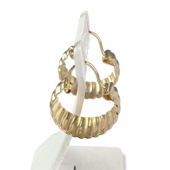 Créoles d'occasion or 750 jaune