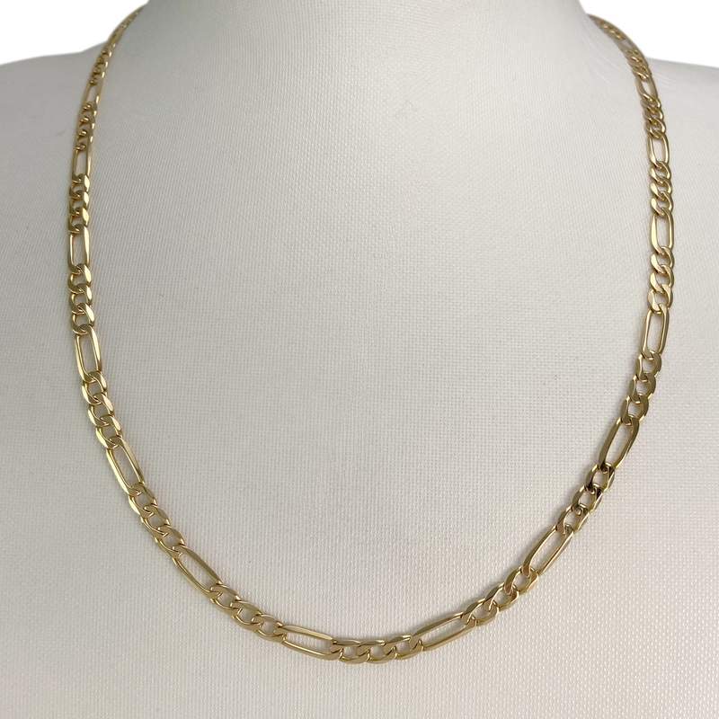 Collier d'occasion or 750 jaune maille cheval et alternée - vue 2