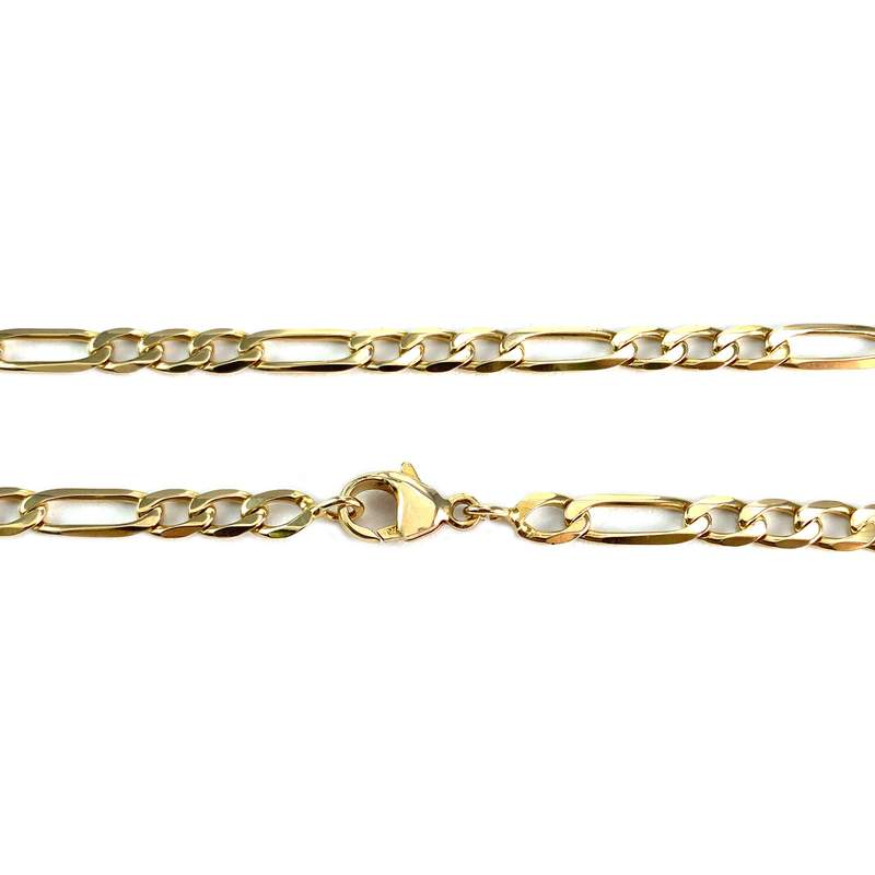 Collier d'occasion or 750 jaune maille cheval et alternée - vue 3