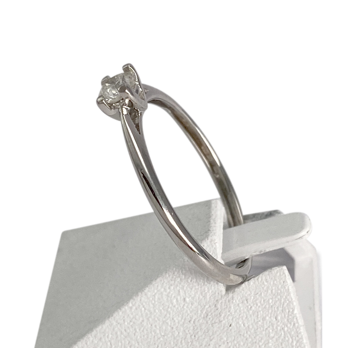 Bague d'occasion or 750 blanc diamant - vue 2