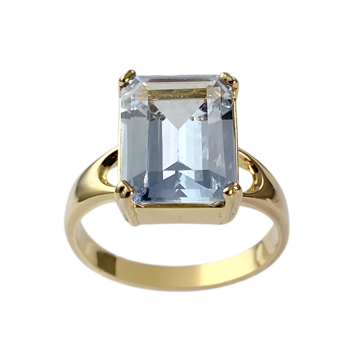 Bague d'occasion or 750 jaune spinelle