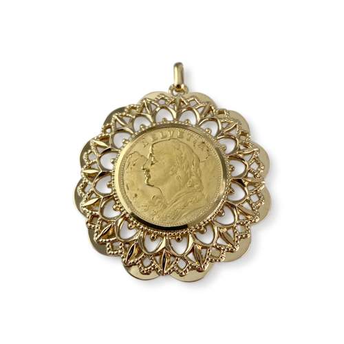 Médaille d'occasion or 750 jaune