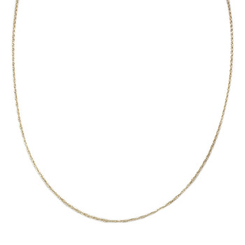 Tweedehands gouden ketting 750 geel gaas forcat