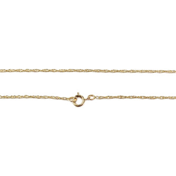 Tweedehands gouden ketting 750 geel gaas forcat