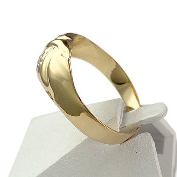 Bague d'occasion or 750 jaune diamant