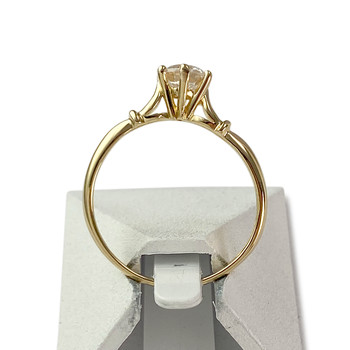 Solitaire d'occasion or 750 jaunezirconia