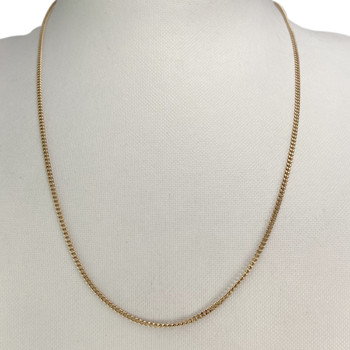 Chaîne d'occasion or 750 jaune maille gourmette