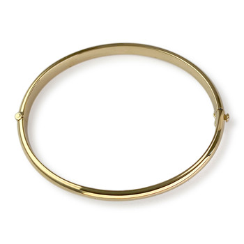 Bracelet jonc rigide d'occasion or 750 jaune