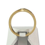 Bague d'occasion or 750 jaune diamant - vue 3