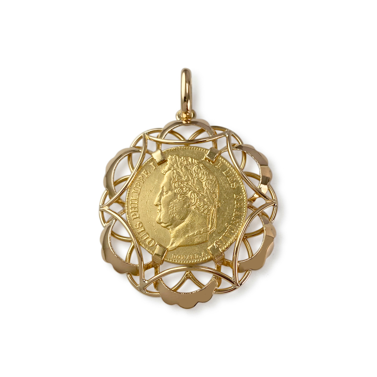 Pendentif d'occasion or 750 jaune