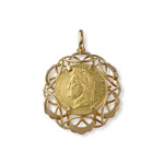 Pendentif d'occasion or 750 jaune - vue 1