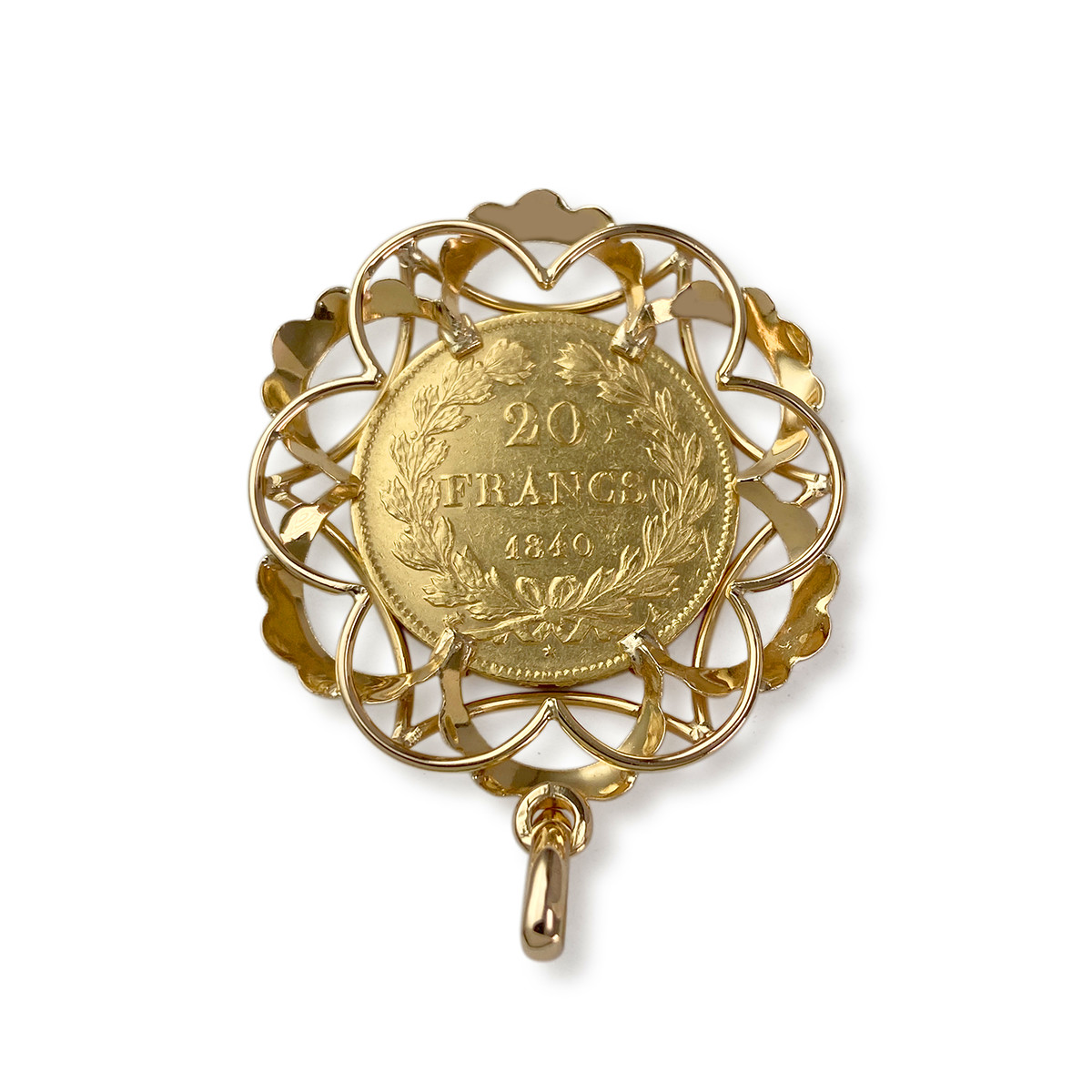 Pendentif d'occasion or 750 jaune - vue 2