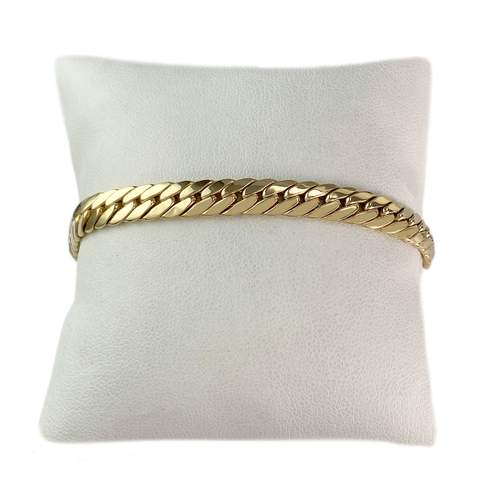 Bracelet d'occasion or 750 jaune maille anglaise