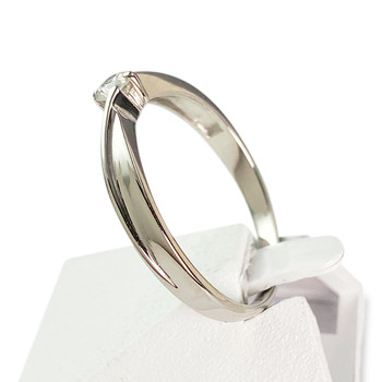 Solitaire second hand gold 750 white diamond