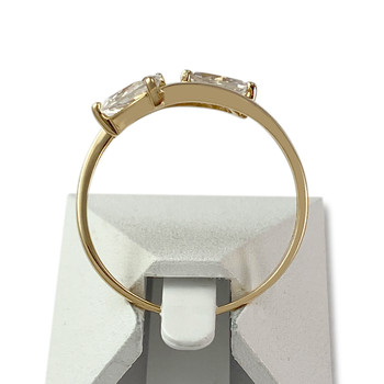 Bague d'occasion or 750 jaune cristal de swarovski