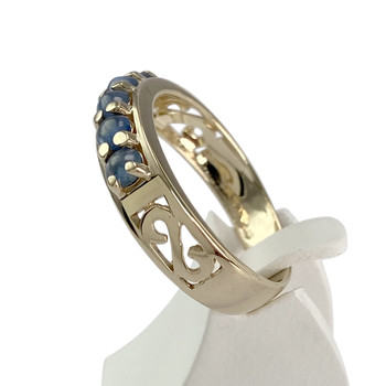 Bague d'occasion or 375 jaune saphir