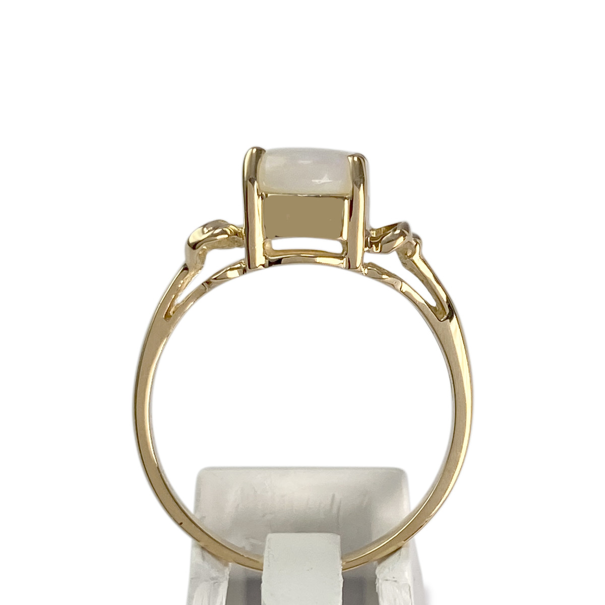 Bague d'occasion or 750 jaune opale - vue 3